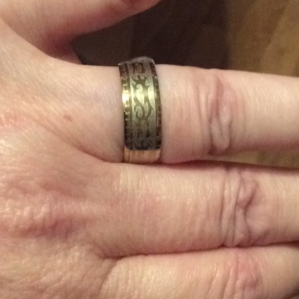Silver Band Thumb/Finger Ring Stainless Steel